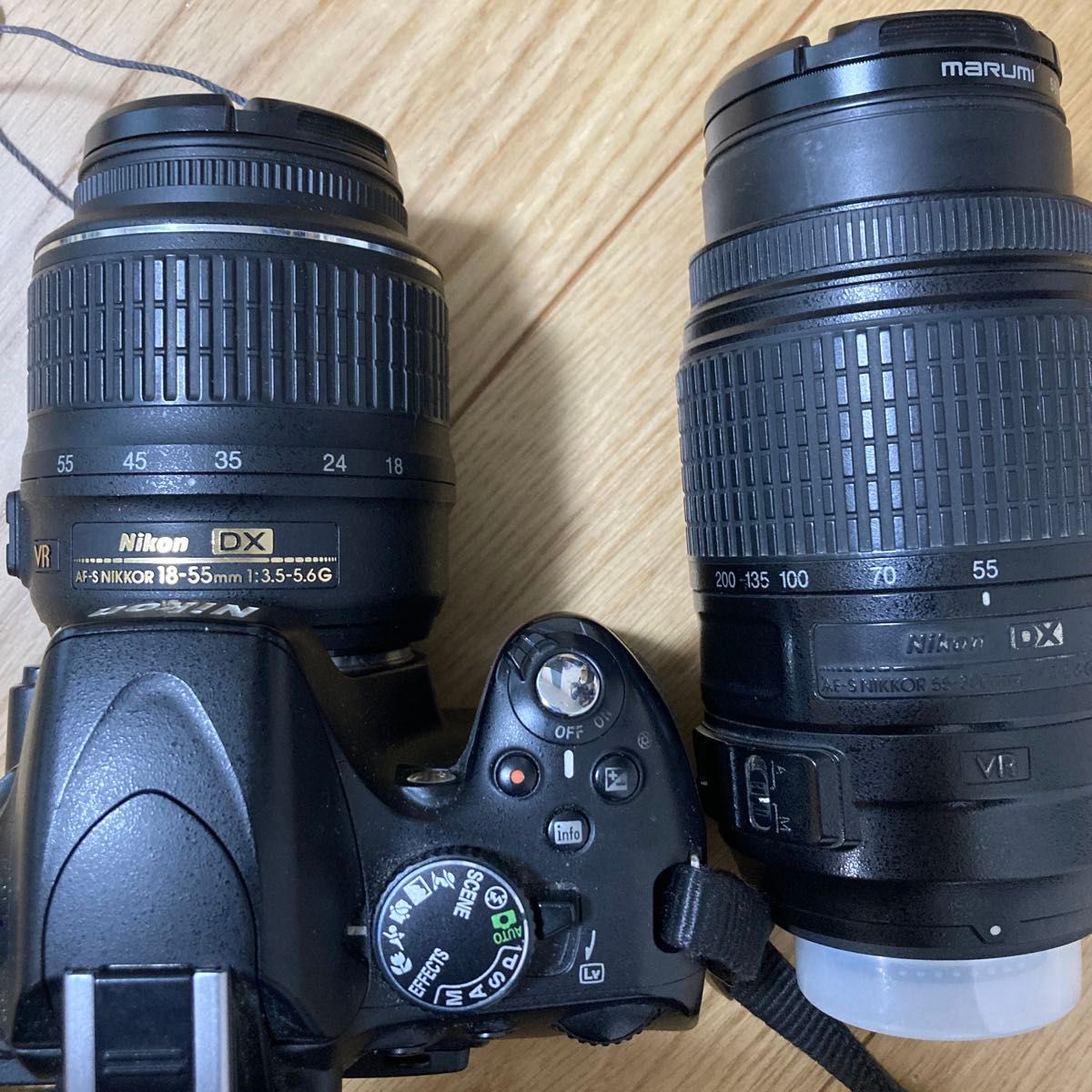 Nikon D5100 DX AF-S NIKKOR 18-55mm 55-300mm ダブルレンズキット