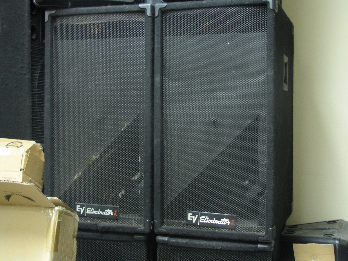 Used - EV Eliminator I Speakers x4 - TWO tops & TWO Bottoms | eBay