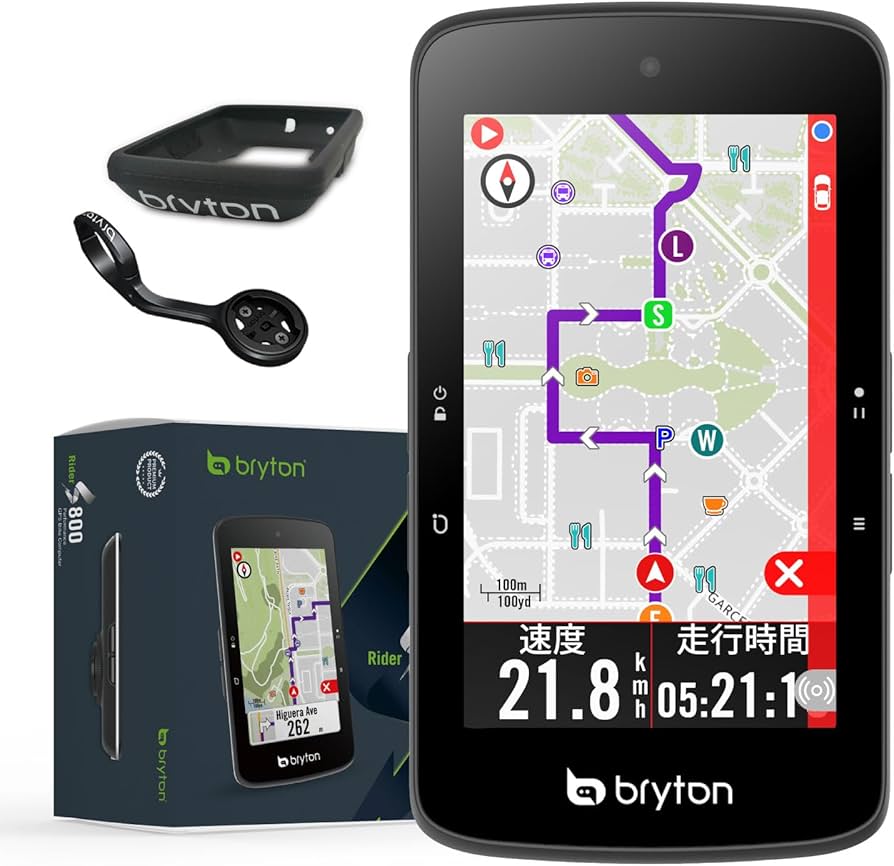 Amazon.co.jp: ブライトン Bryton Rider S800 (本体のみ) サイクル