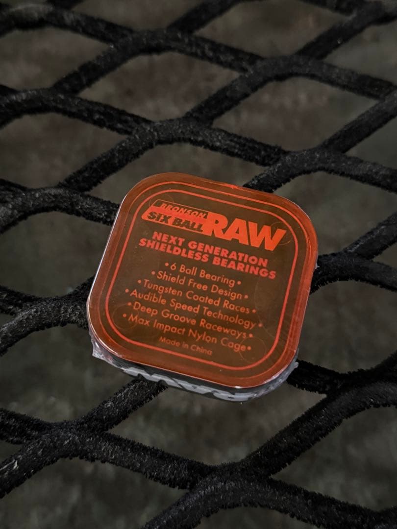 スケボー BRONSON ベアリング 6-BALL RAW BEARING BRONSON BEARING ブロンソン ベアリング RAW 6-BALL オイルタイプ