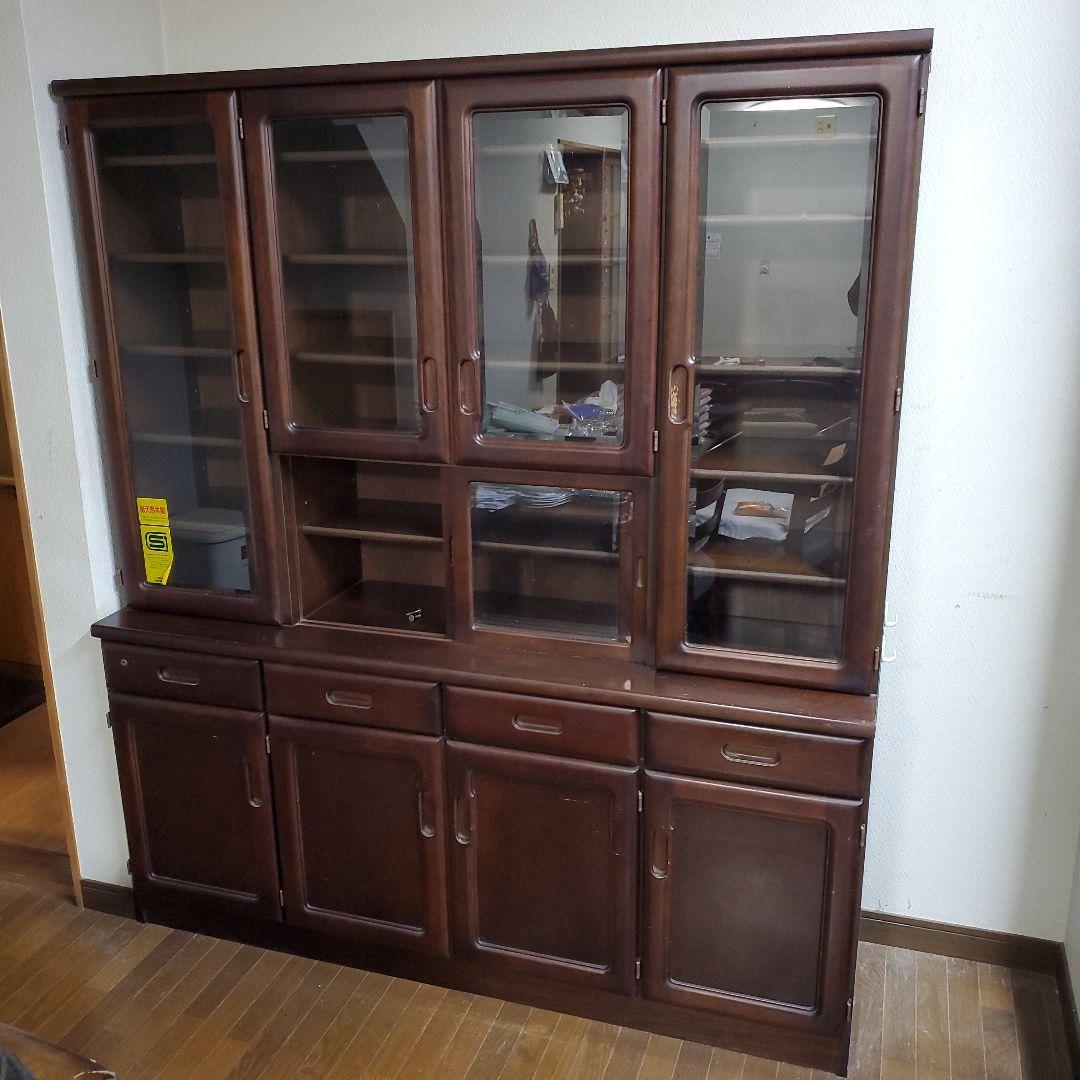 カリモク Karimoku 木製食器棚 ダークブラウン 大型キッチンボード高級 カリモク家具（KARIMOKU FURNITURE） 【開梱設置付】カリモク家具