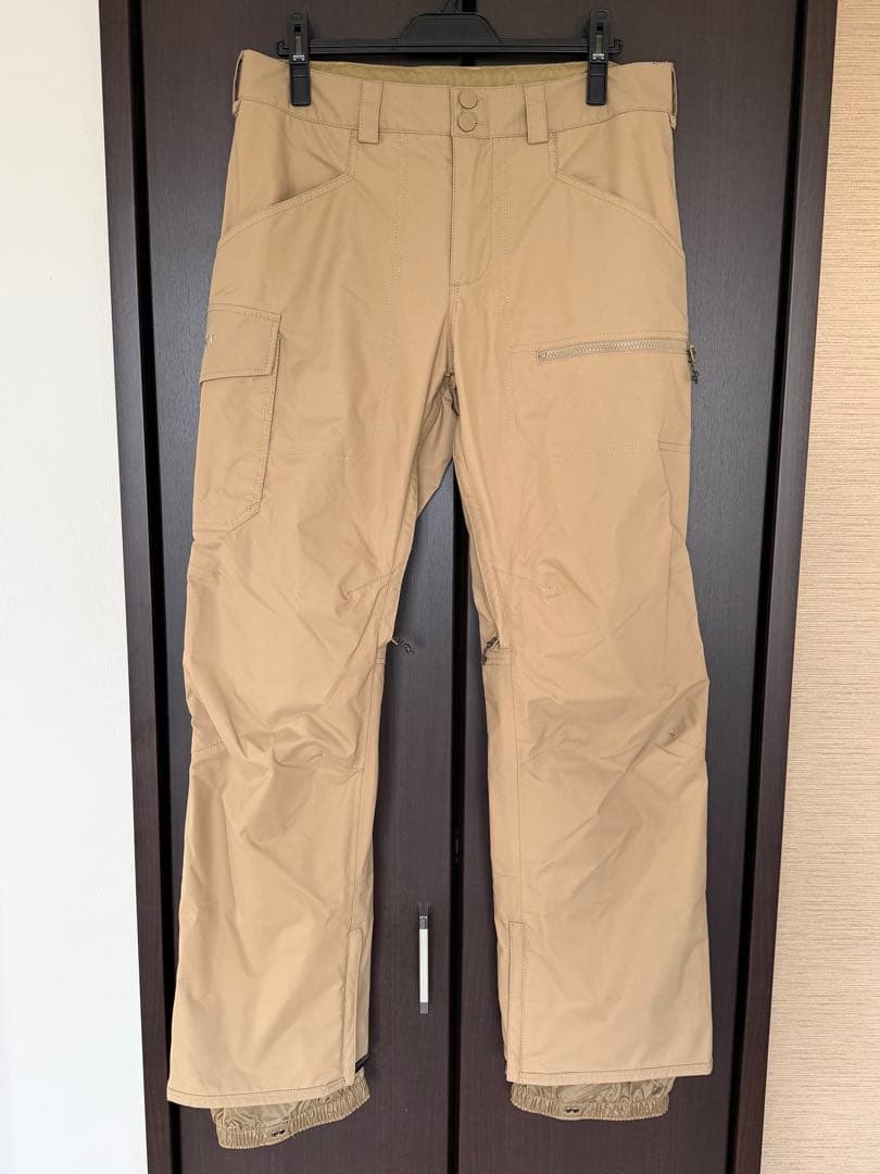 BURTON/パンツ/スノーボード/ベージュ/カーゴ/ウェア/チノパン/M/美品 BURTON (バートン) スノーボードウェア(パンツ) メンズ SIZE S