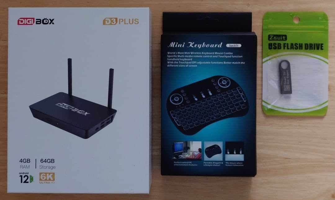 DIGIBOX D3 Plus おまけセット付き DIGIBox D3 Plus - 高性能かつ強力で安定したスマート TV ボックス,DIGIBOX